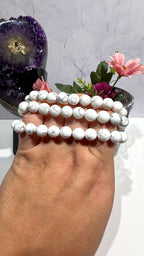 8mm Howlite Bracelet