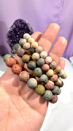 Alashan Agate Moon Bracelet - Various Sizes - You Pick
