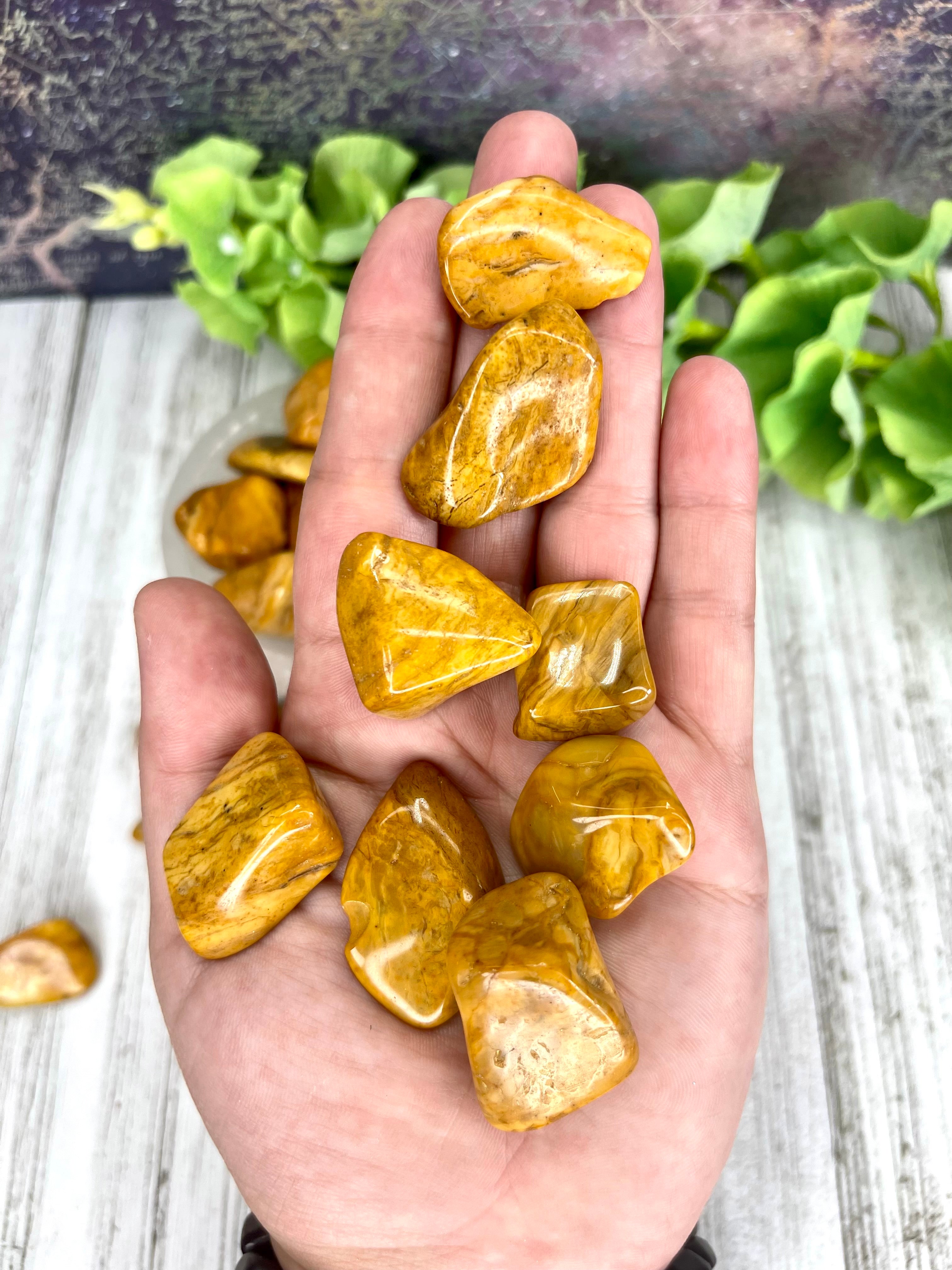 Yellow Jasper Tumble