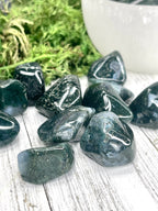 Moss Agate Tumble
