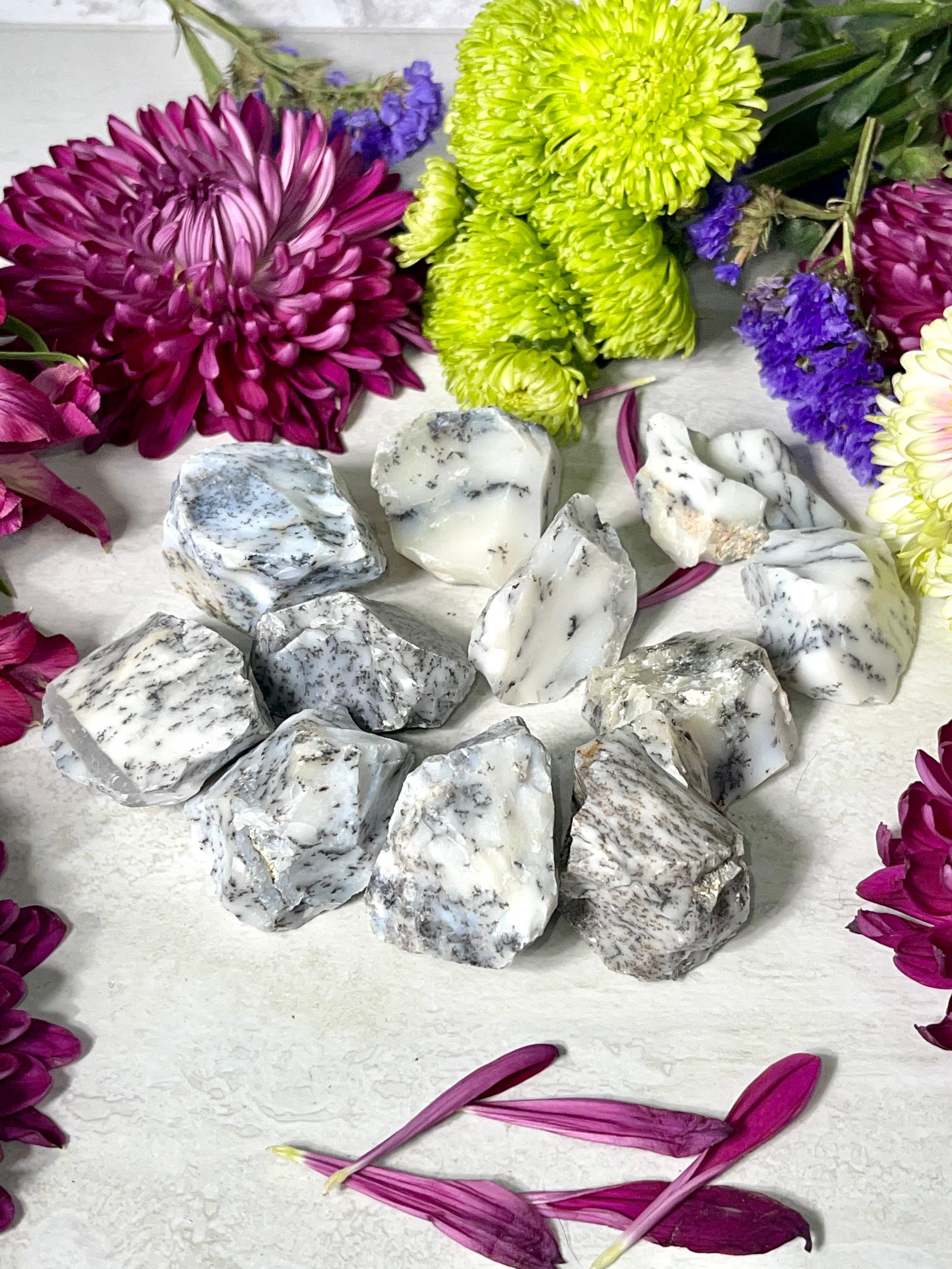 Dendritic Opal Chunk | Natural Dendritic Opal