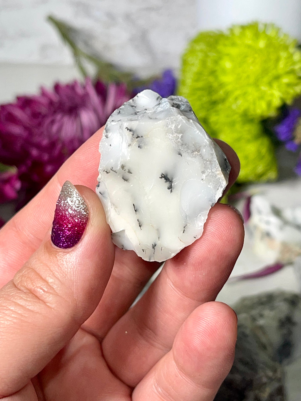 Dendritic Opal Chunk | Natural Dendritic Opal
