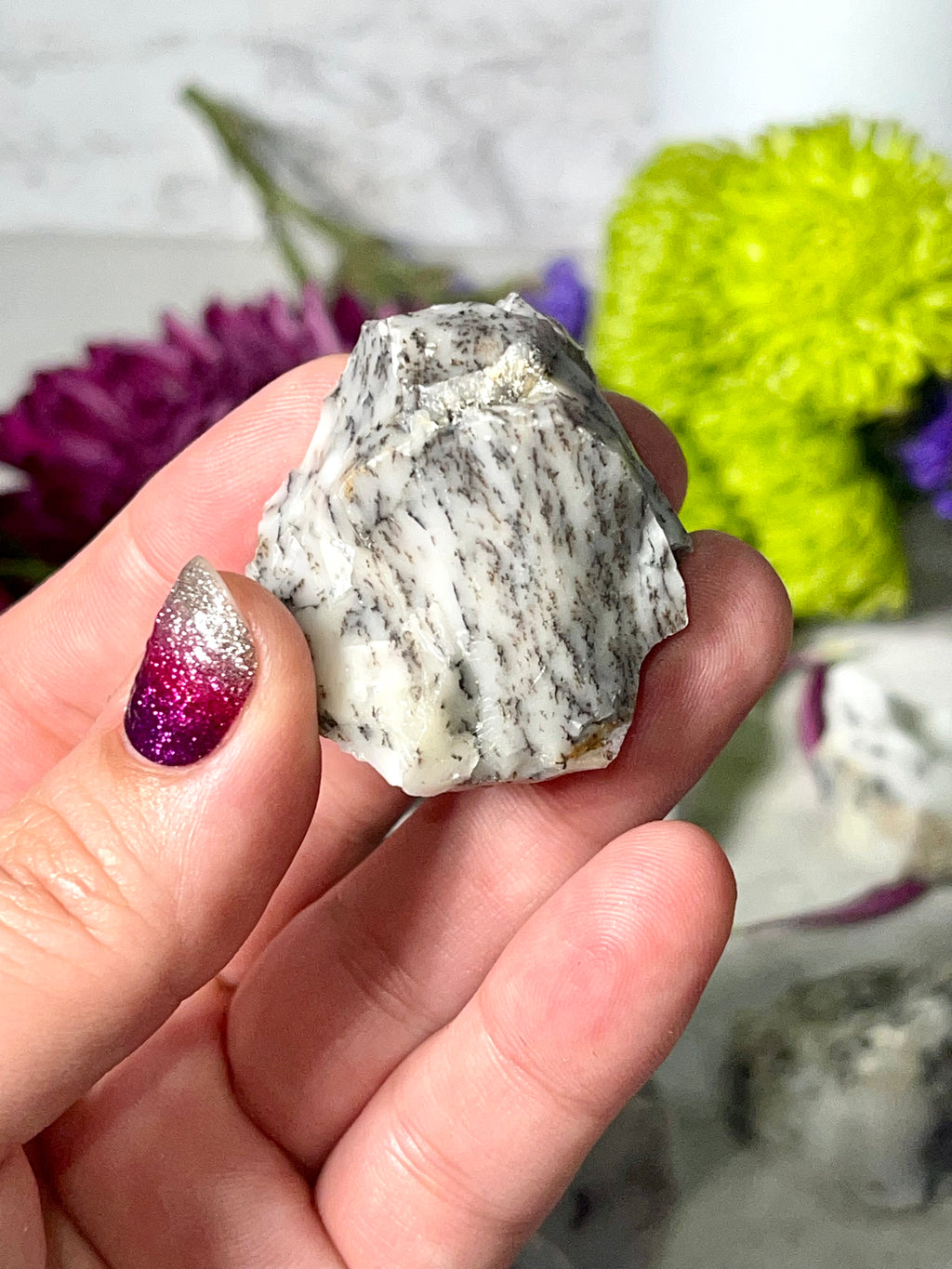Dendritic Opal Chunk | Natural Dendritic Opal