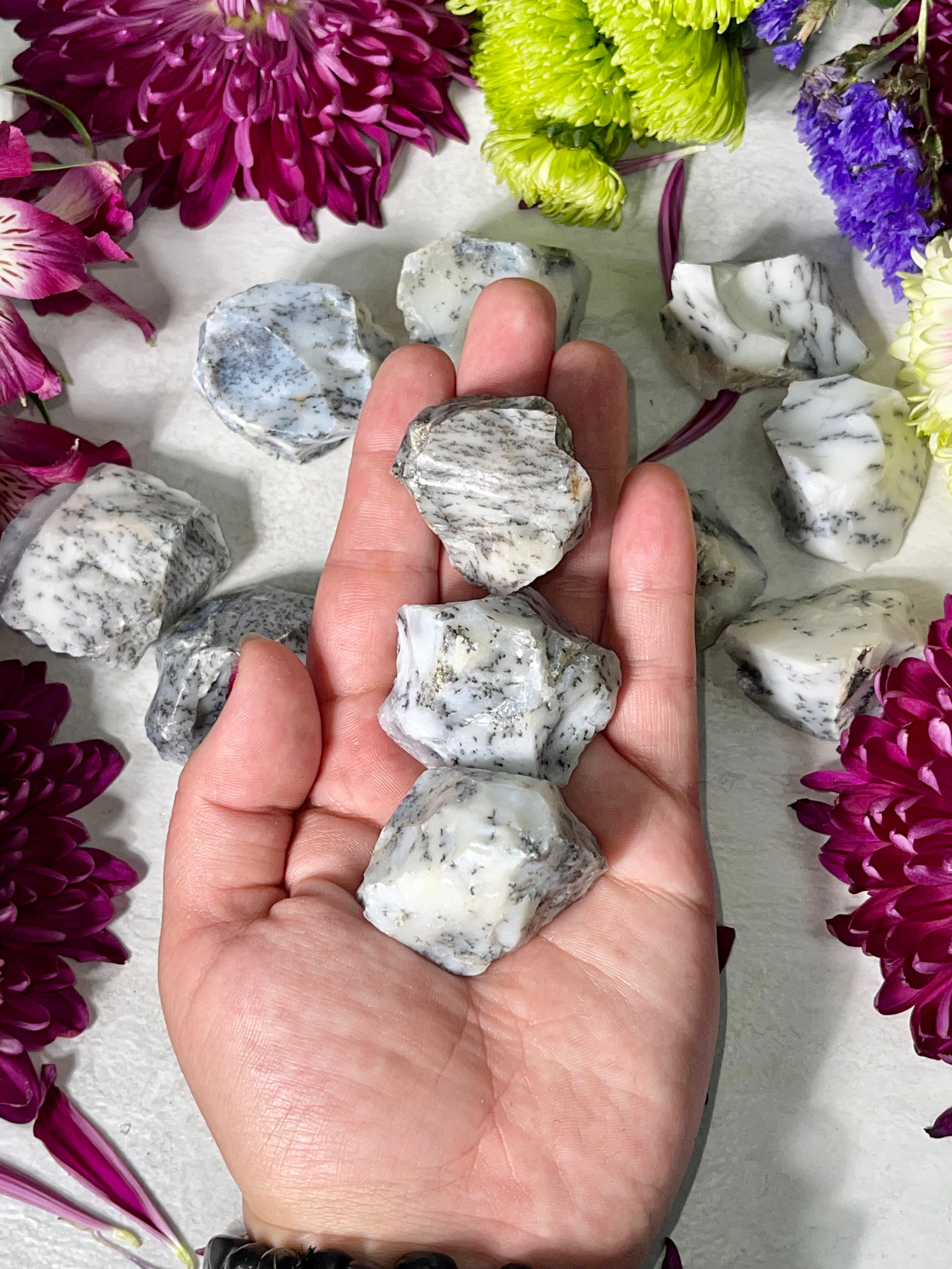 Dendritic Opal Chunk | Natural Dendritic Opal