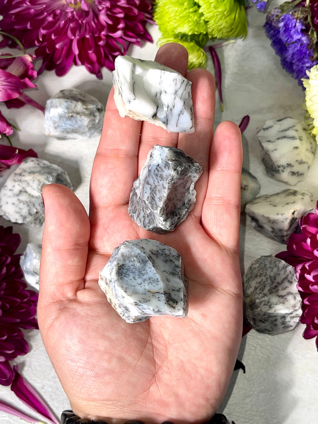 Dendritic Opal Chunk | Natural Dendritic Opal