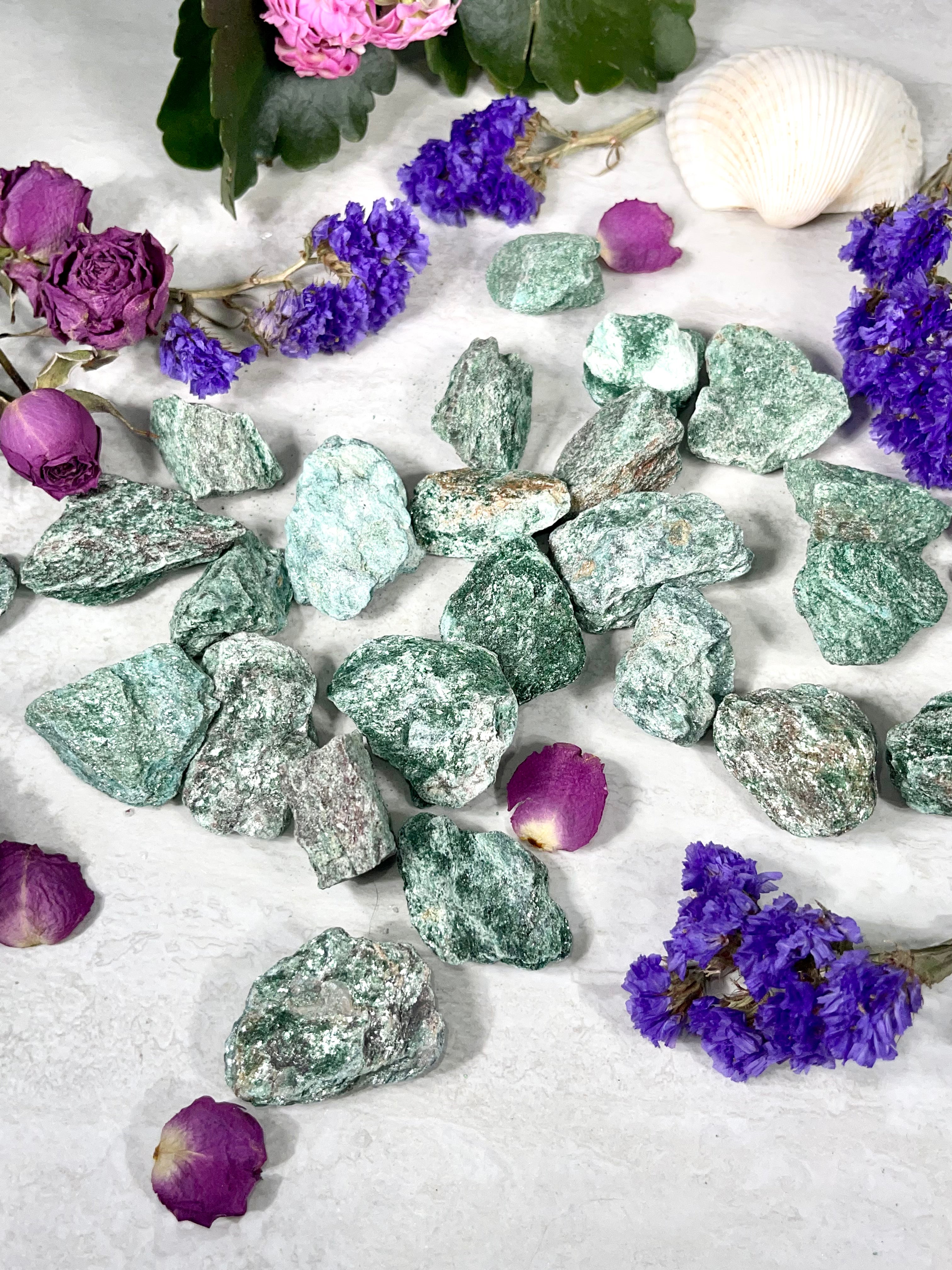 Fuchsite Chunk | Natural Raw Fuchsite | Green Crystal | Heart Chakra