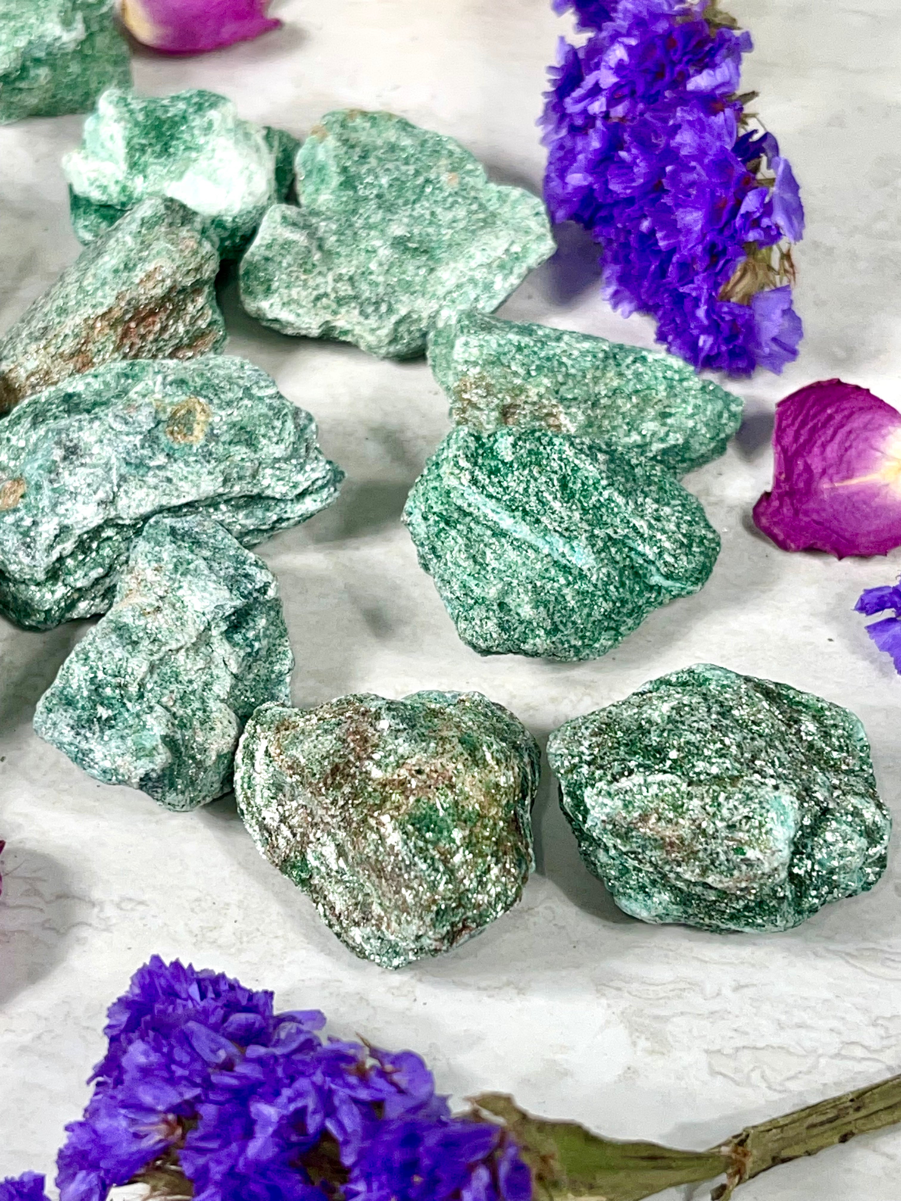 Fuchsite Chunk | Natural Raw Fuchsite | Green Crystal | Heart Chakra