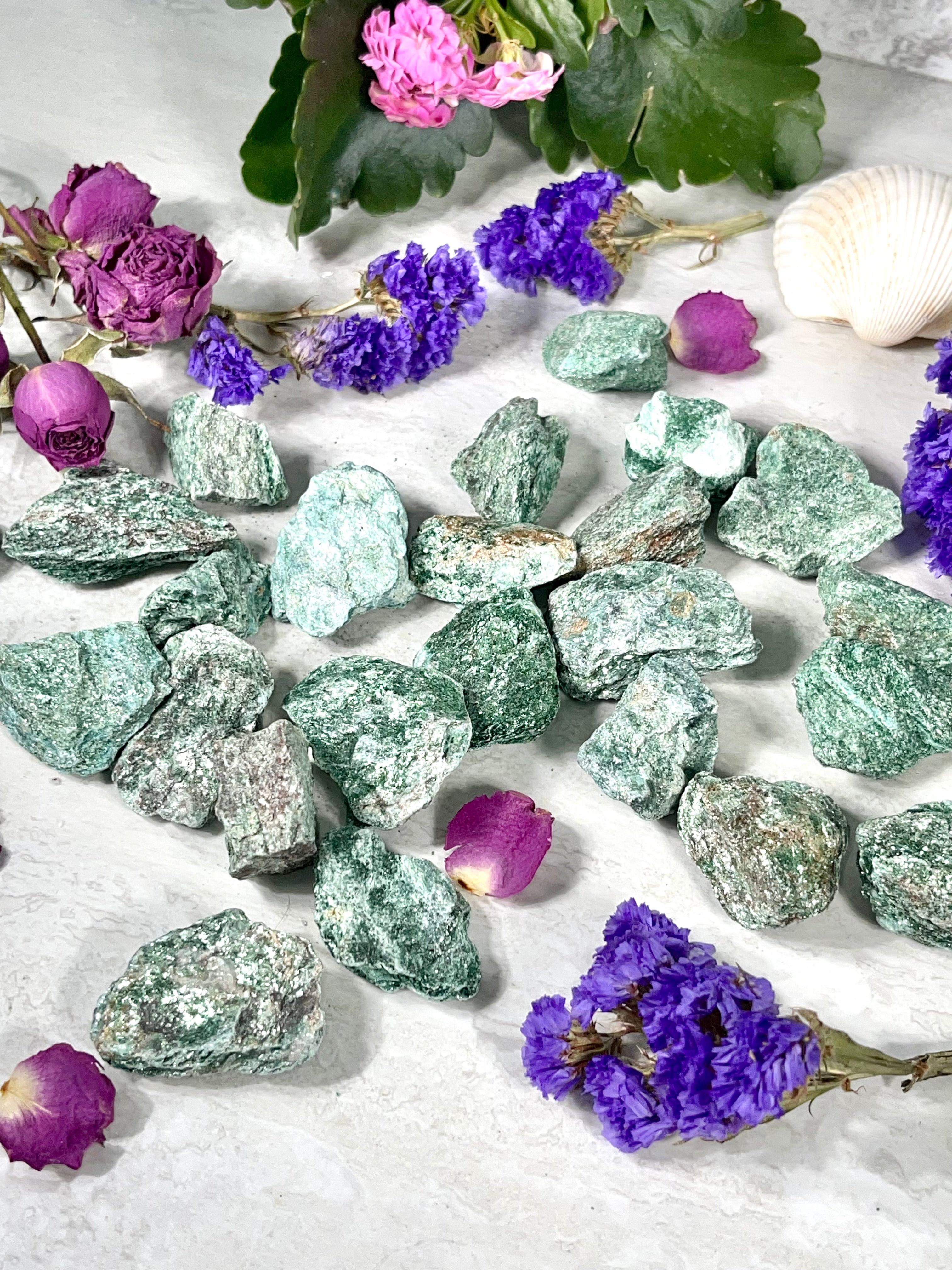 Fuchsite Chunk | Natural Raw Fuchsite | Green Crystal | Heart Chakra