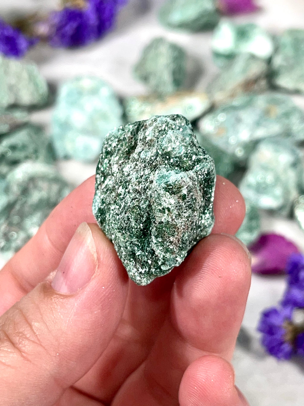 Fuchsite Chunk | Natural Raw Fuchsite | Green Crystal | Heart Chakra