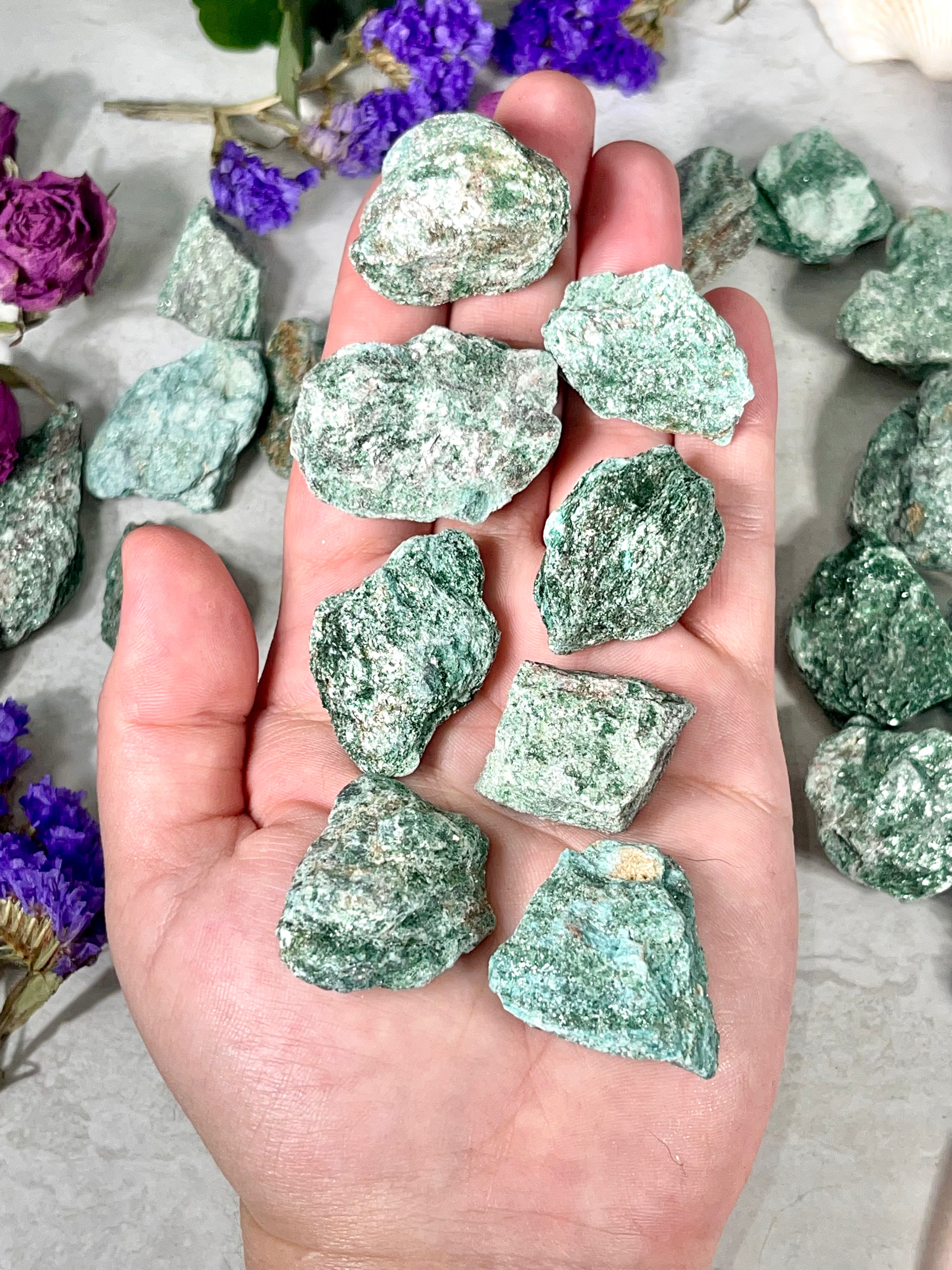 Fuchsite Chunk | Natural Raw Fuchsite | Green Crystal | Heart Chakra