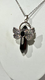 Obsidian DT Dragonfly Necklace