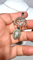 Labradorite Tree of Life Necklace