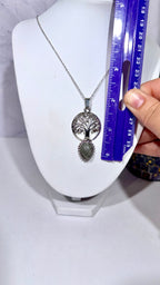 Labradorite Tree of Life Necklace