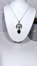 Obsidian Tree of Life Necklace