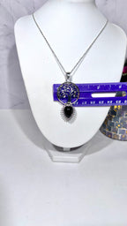Obsidian Tree of Life Necklace