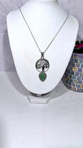 Green Aventurine Tree of Life Necklace
