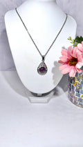 Amethyst Teardrop Necklace
