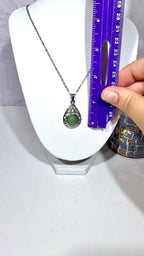 Green Aventurine Teardrop Necklace