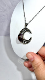 Amethyst Moon Necklace