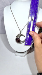 Amethyst Moon Necklace
