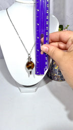 Tiger's Eye Pendulum Necklace