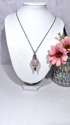 Rose Quartz Pendulum Necklace