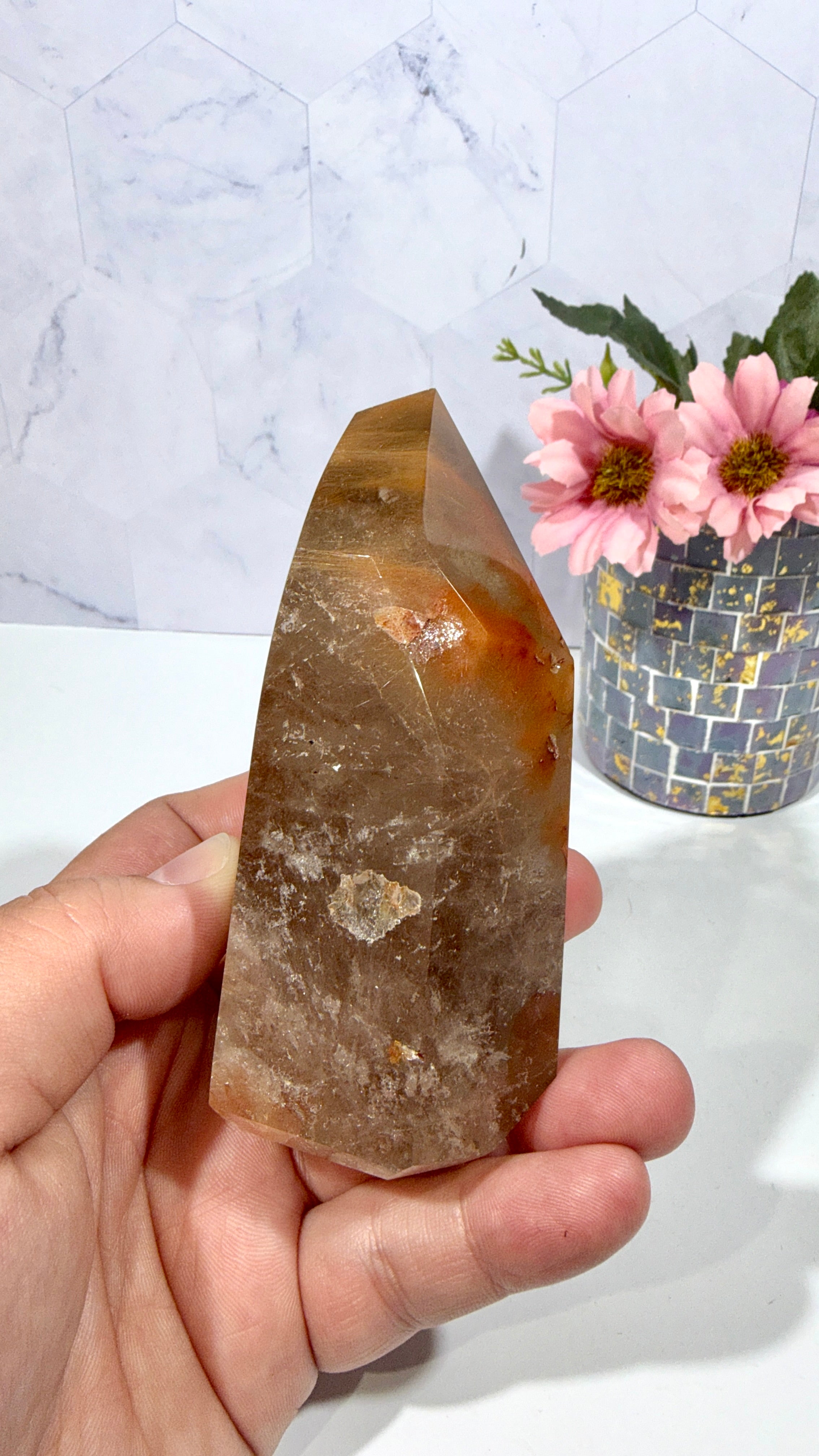 Amphibole Quartz Tower