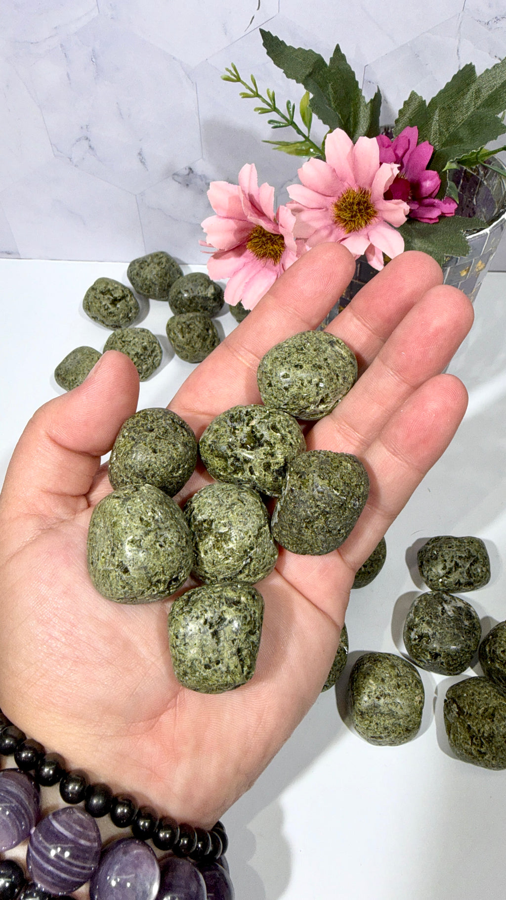 Epidote Tumble | Soothing Heart Energy