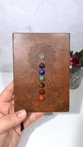 Chakra Yoga Leather Journal