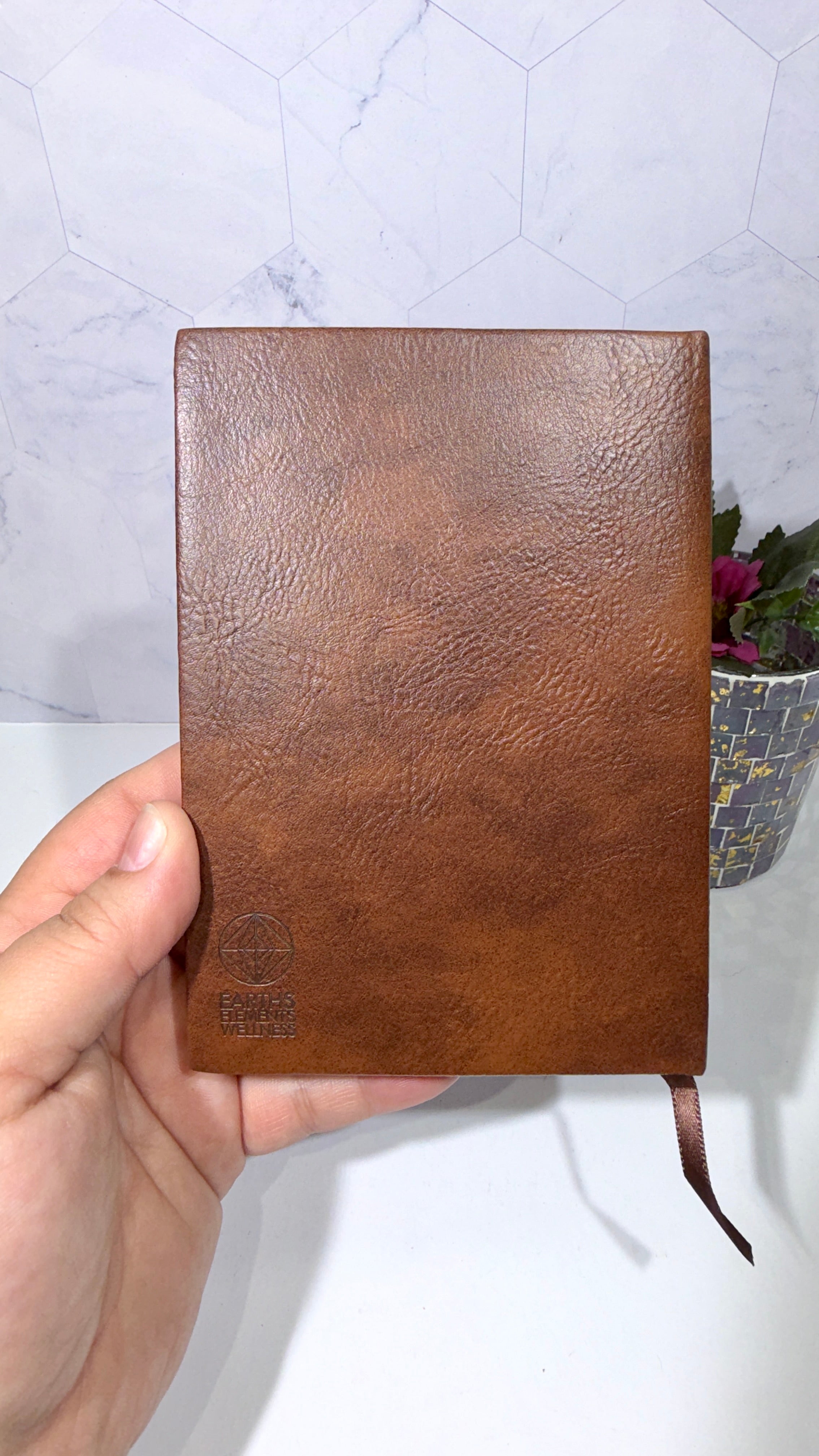 Chakra Yoga Leather Journal