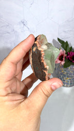 Green Apophyllite on Heulendite A Grade