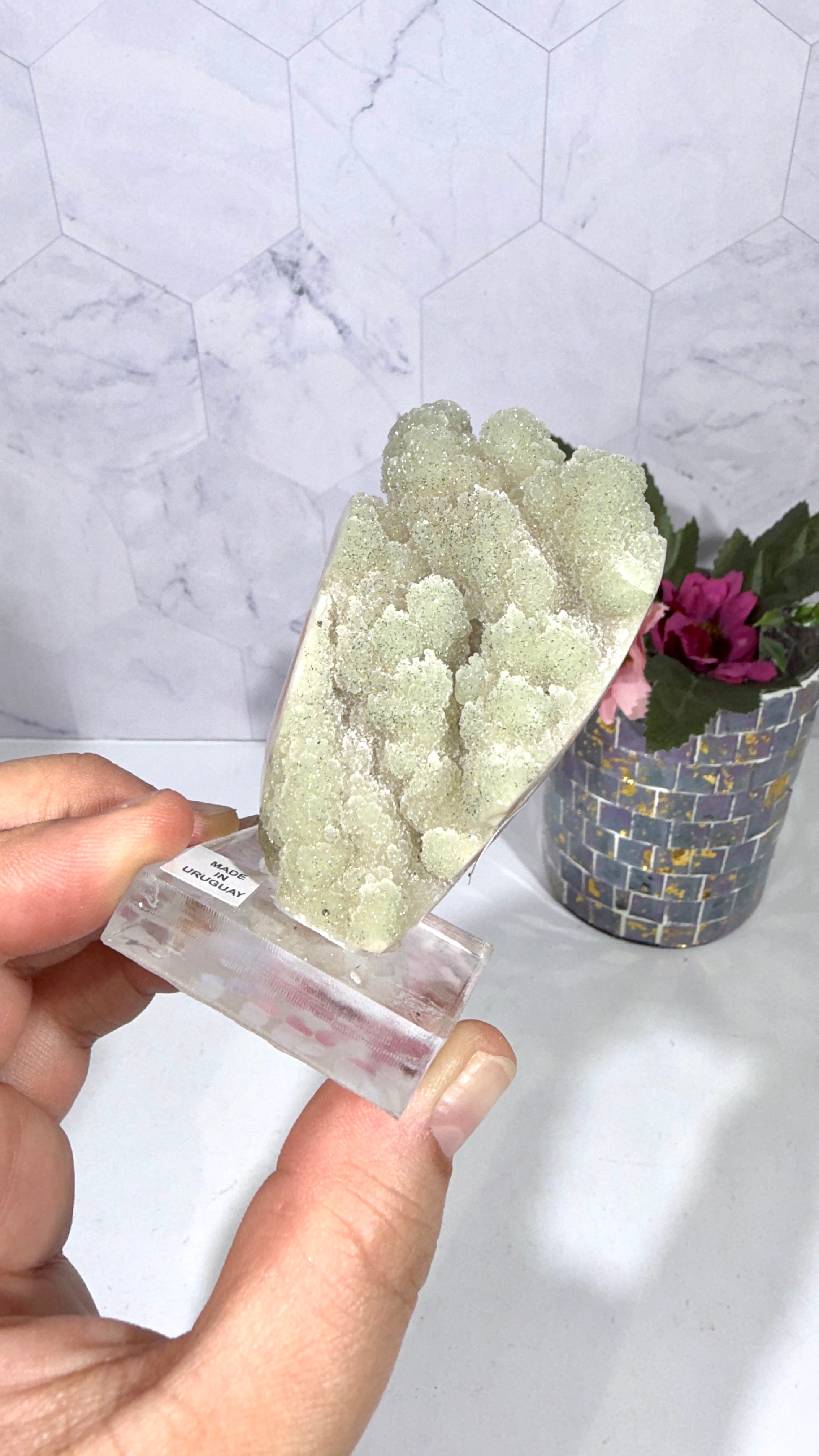 Green Amethyst from Uruguay