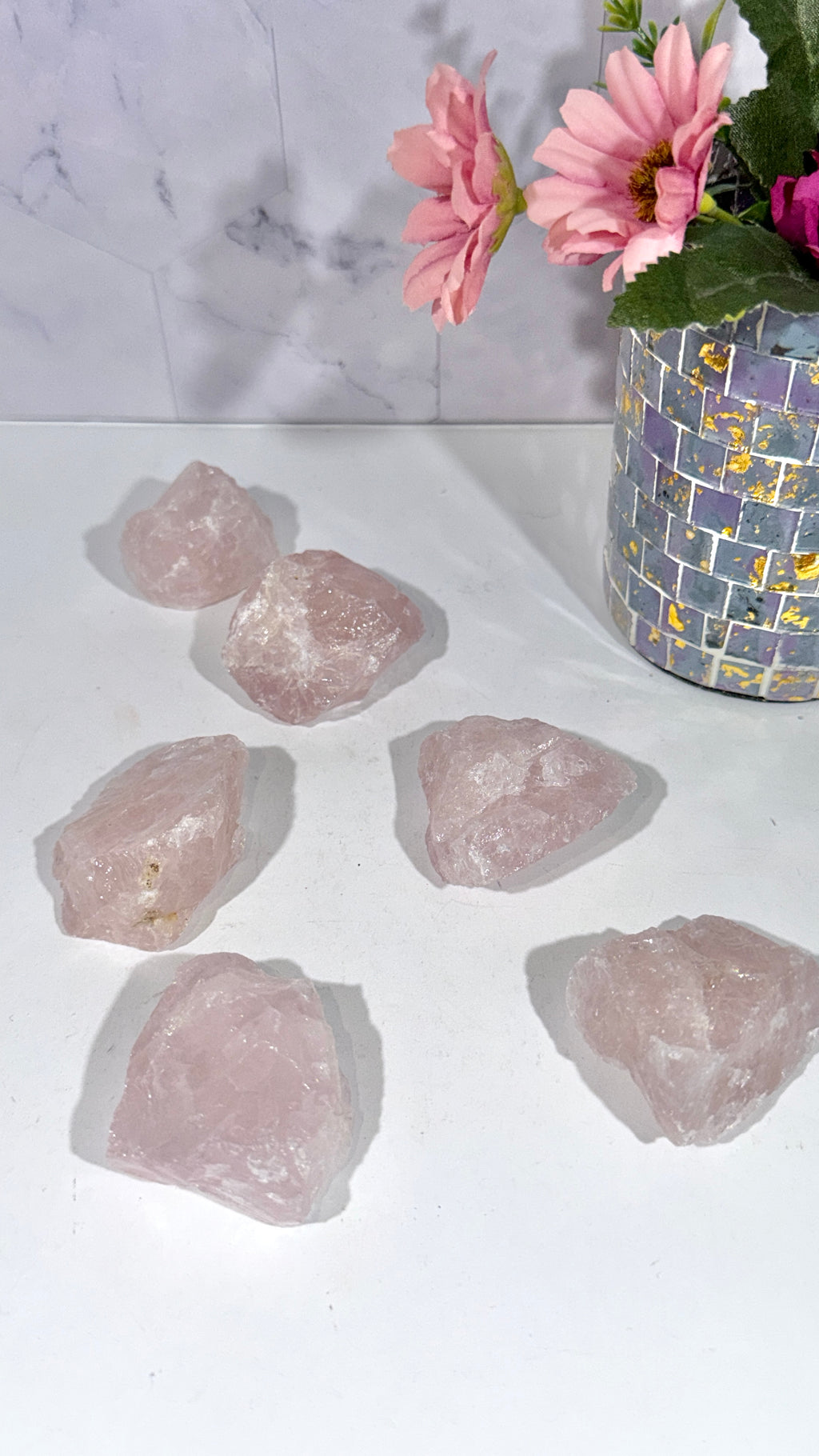 Natural Rose Quartz Chunk | Love and Self-Love