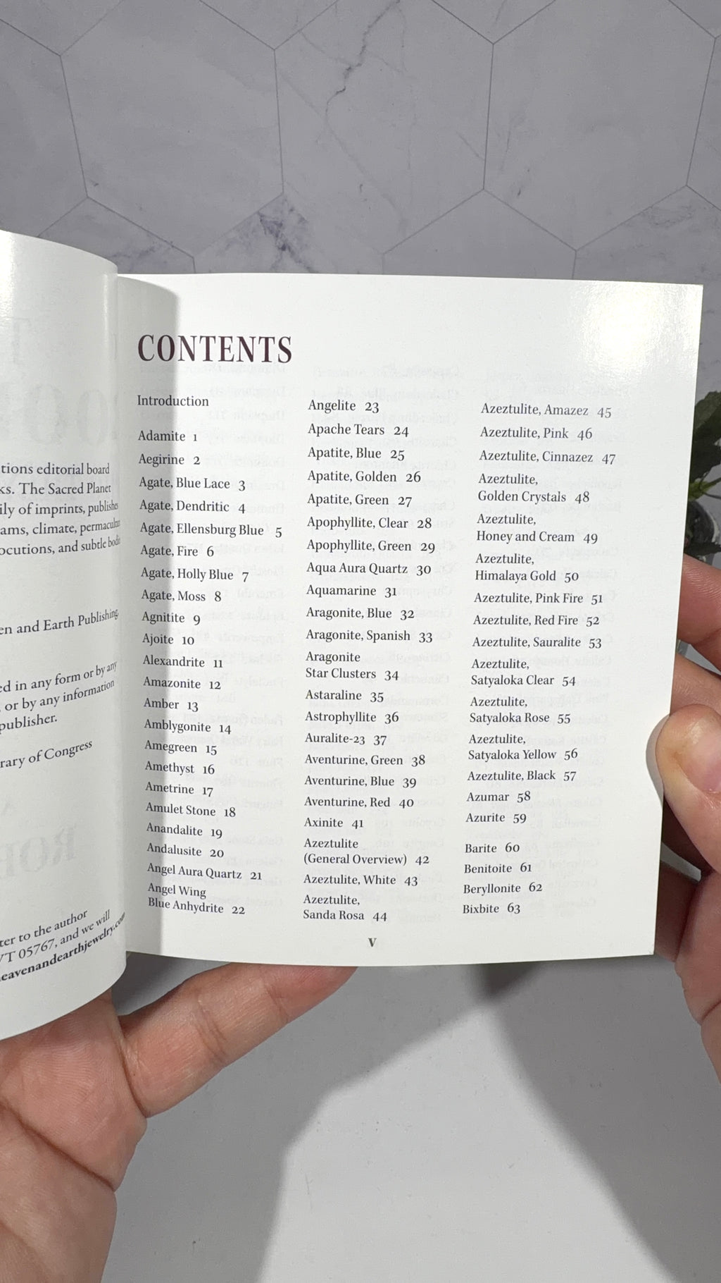 The Pocket Book of Stones by Robert Simmons