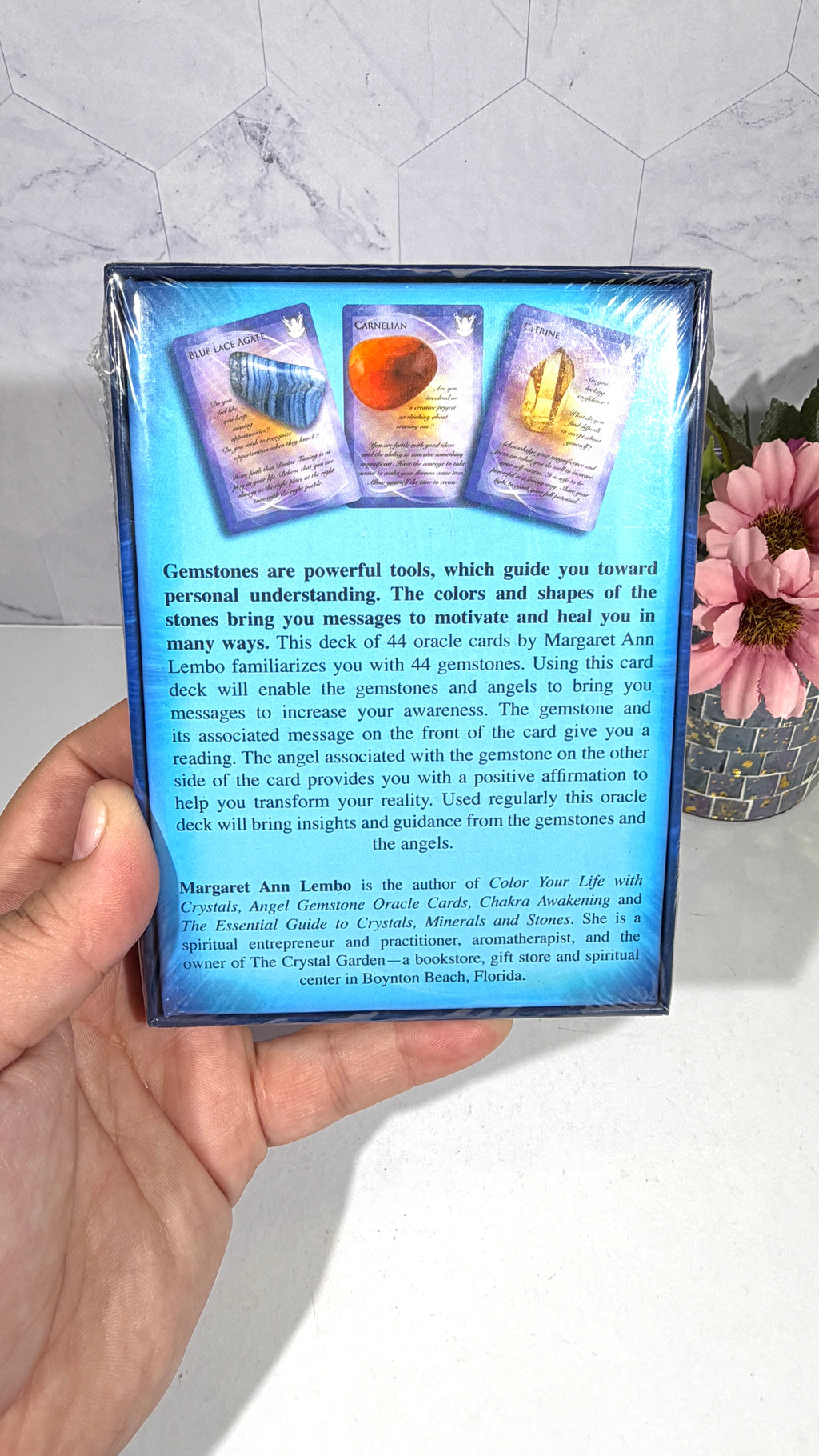 The Angels & Gemstone Guardian Cards Oracle Deck by Margaret Ann Lembo