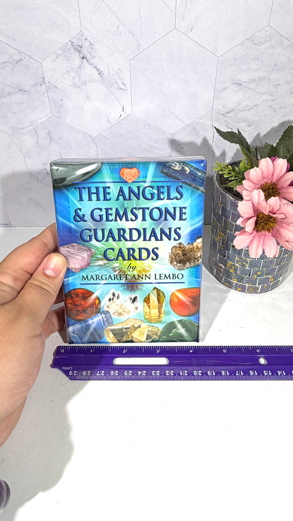 The Angels & Gemstone Guardian Cards Oracle Deck by Margaret Ann Lembo