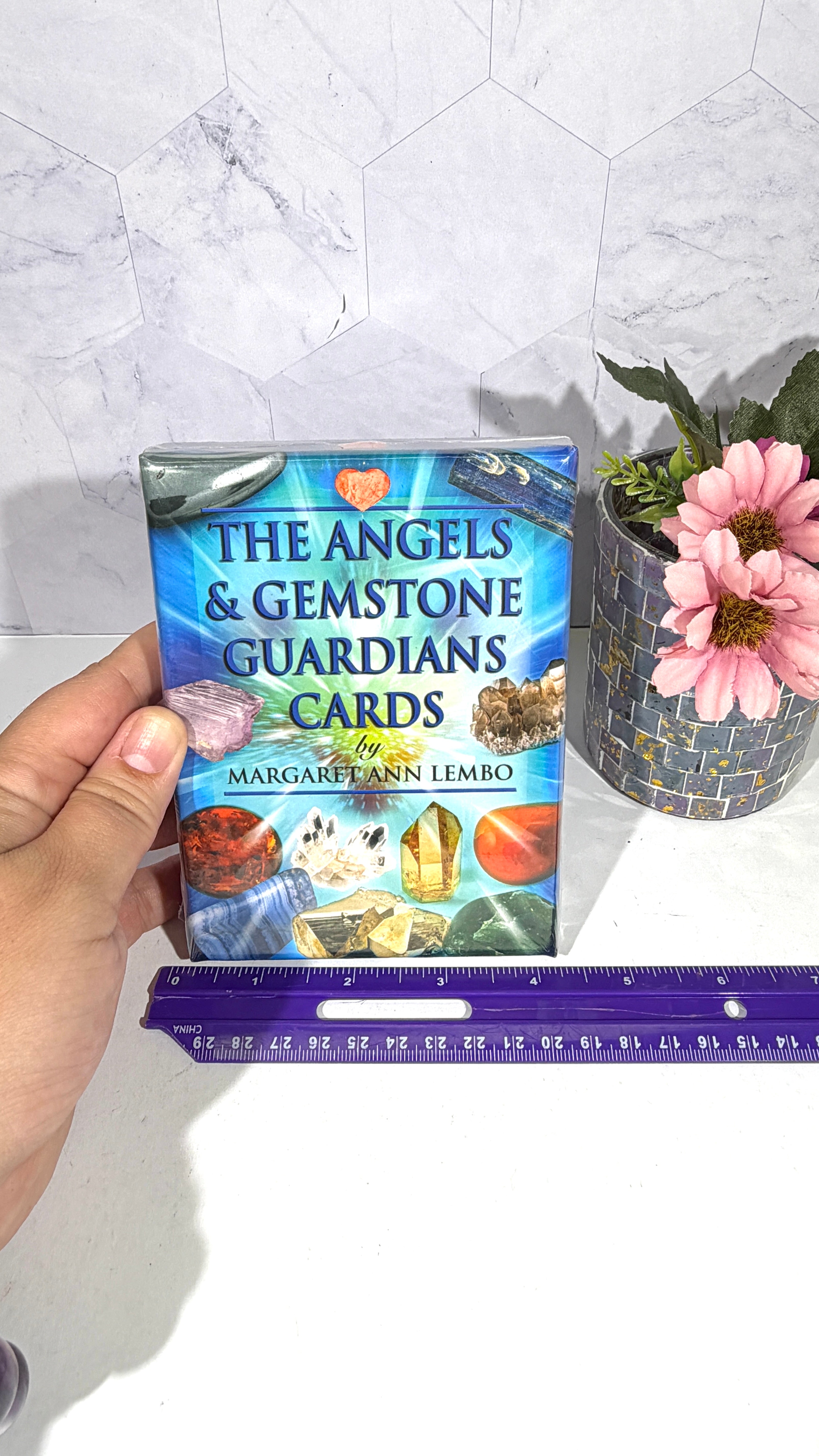 The Angels & Gemstone Guardian Cards Oracle Deck by Margaret Ann Lembo