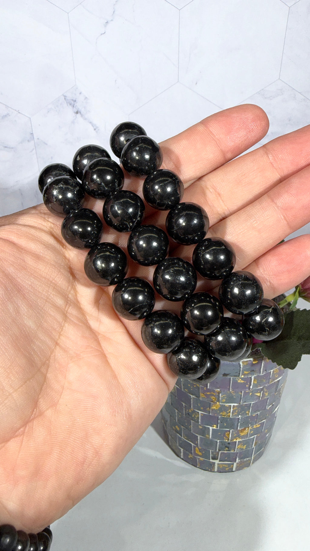 14mm Shungite Bracelet