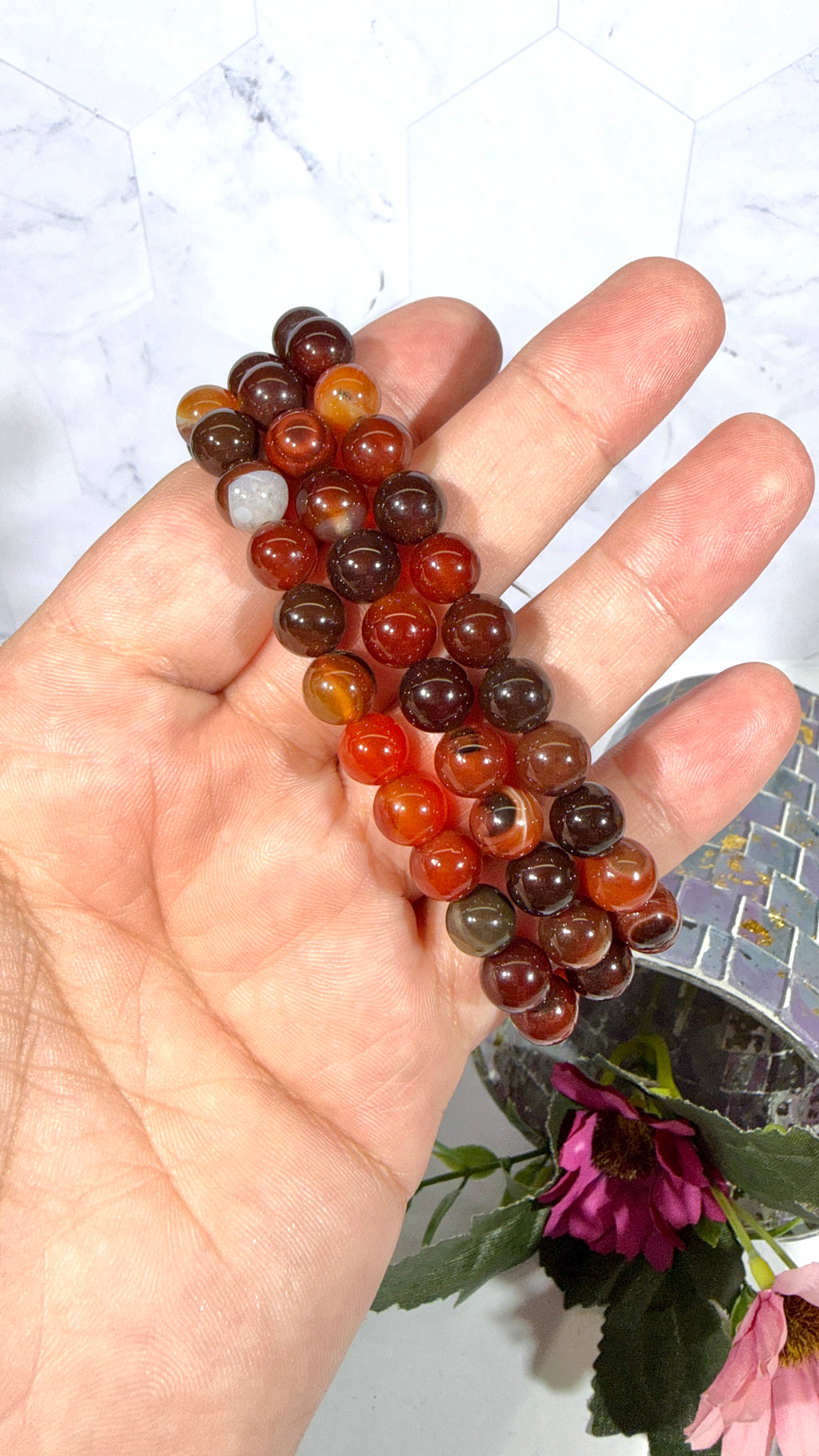 8mm Dream Agate Bracelet