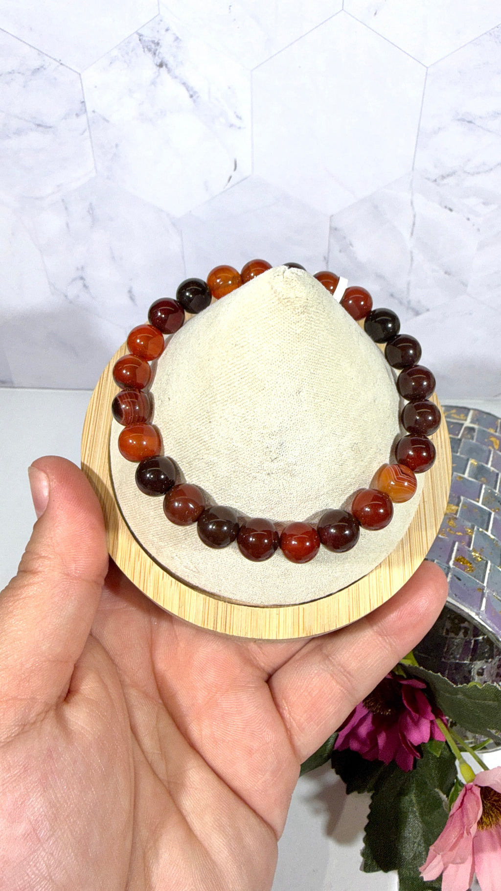 8mm Dream Agate Bracelet