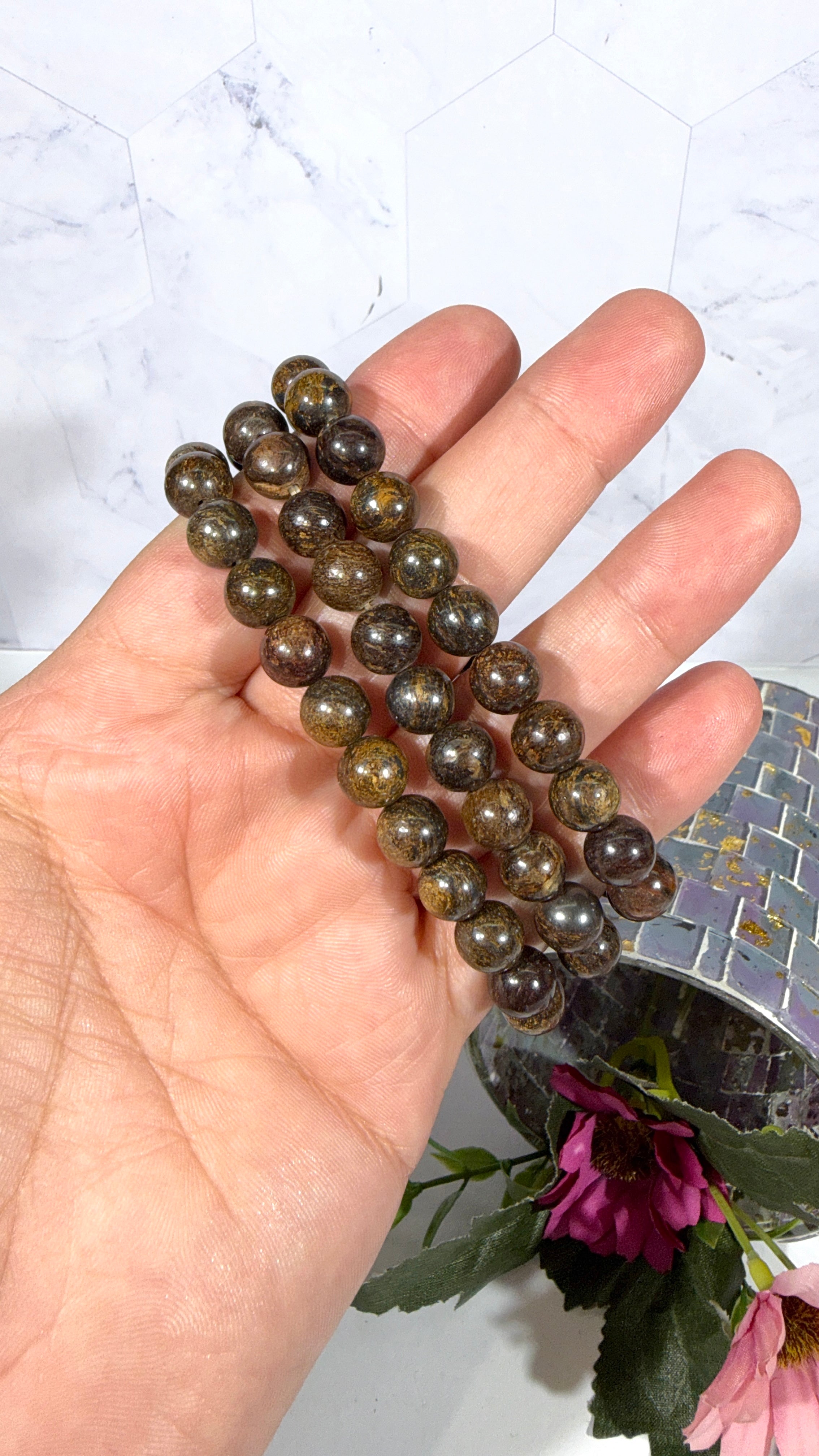8mm Bronzite Bracelet