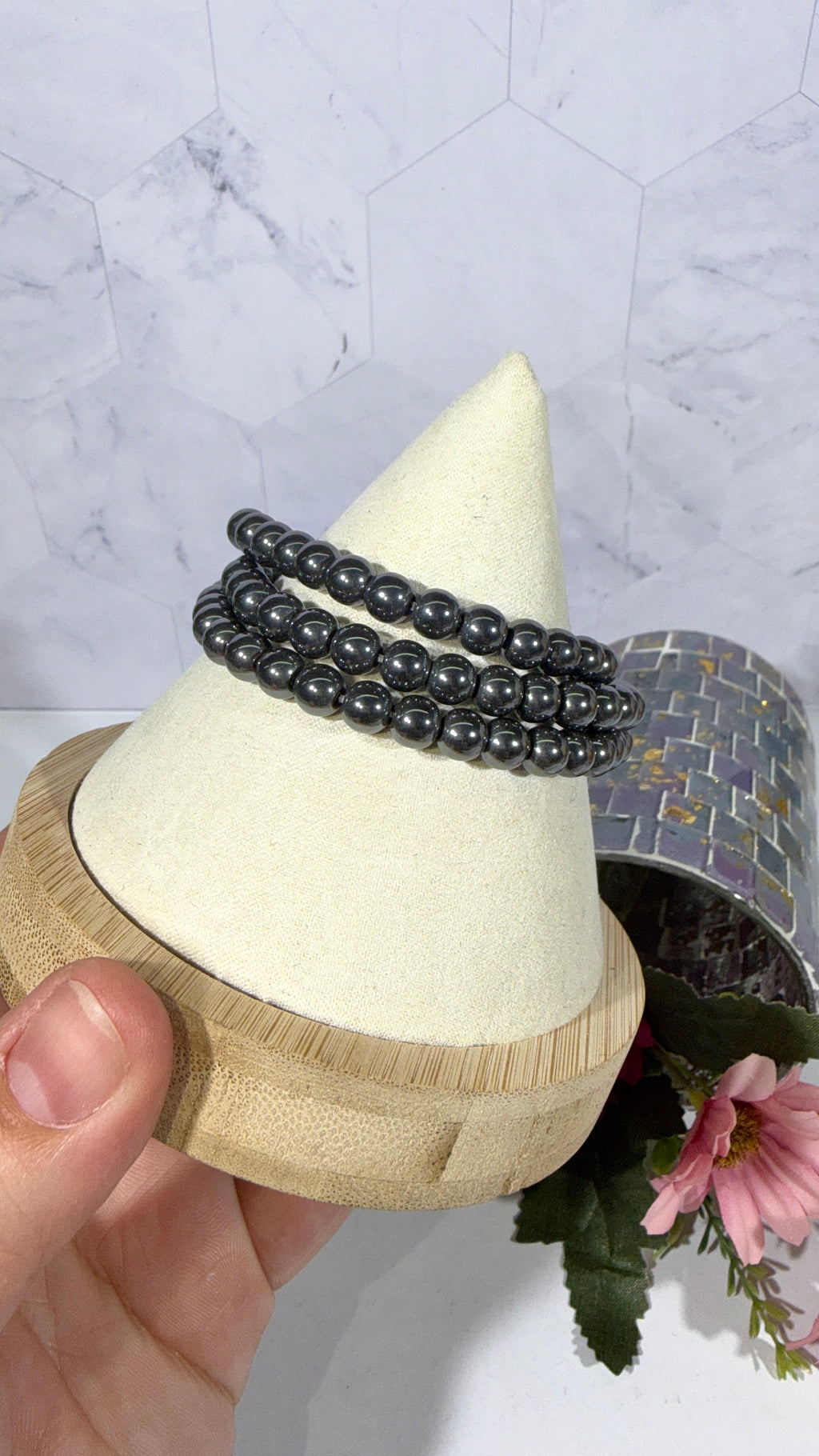 6mm Hematite Bracelet