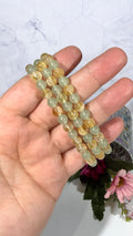 6mm Citrine and Green Aventurine Bracelet