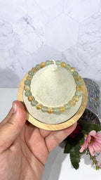 6mm Citrine and Green Aventurine Bracelet