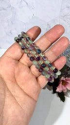 6mm Fluorite Bracelet
