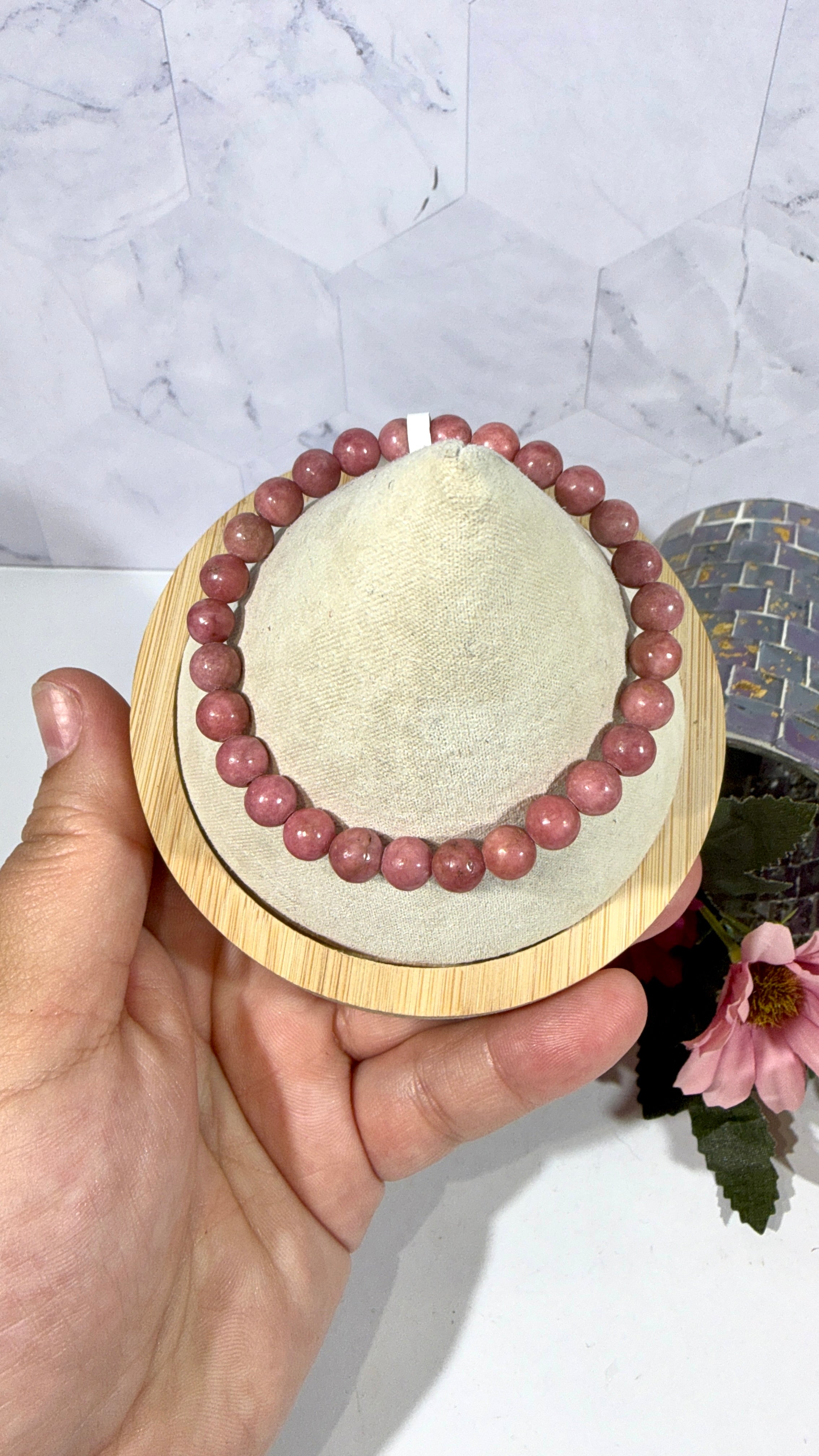 6mm Rhodonite Bracelet