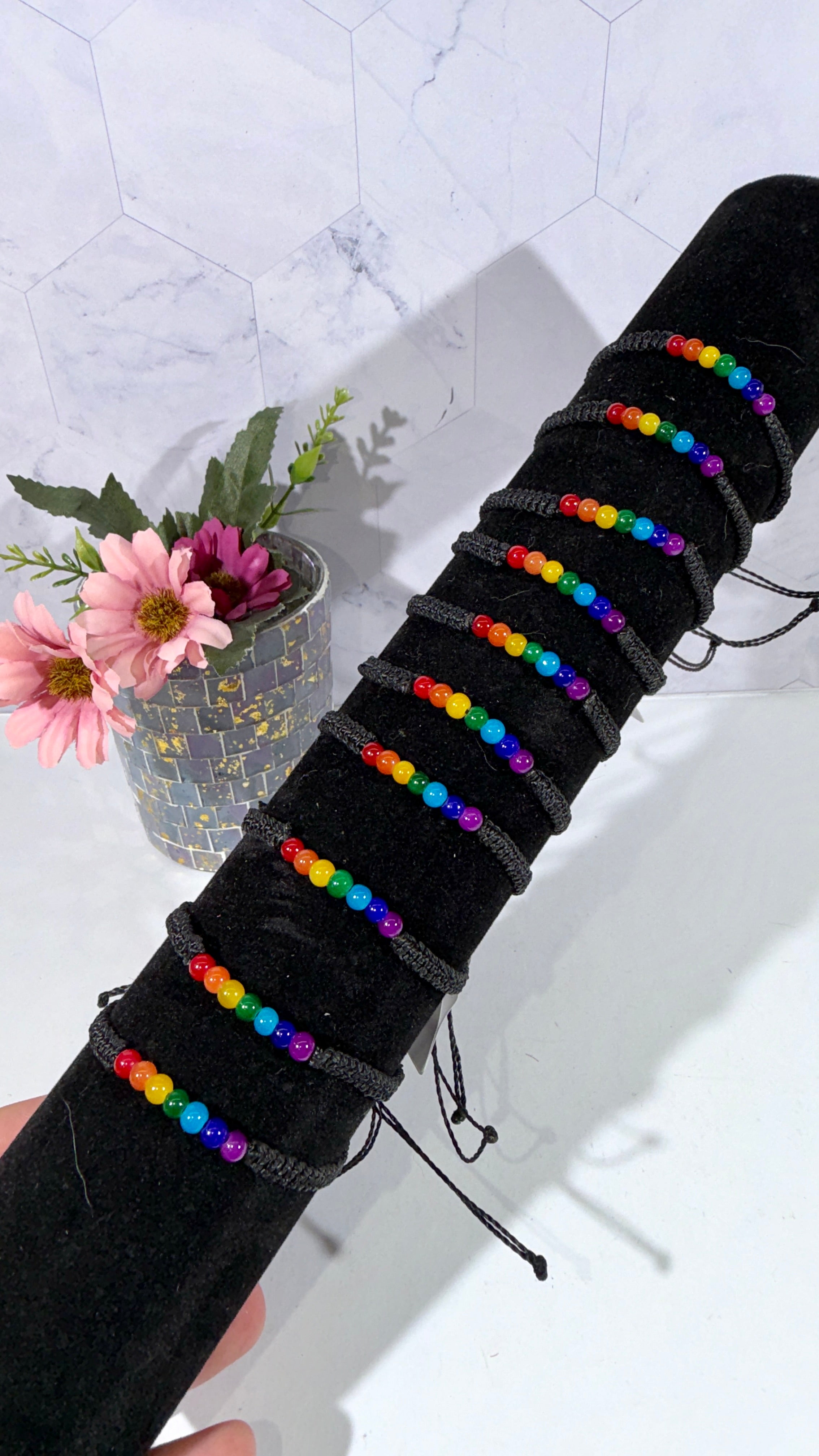 Macrame Pride Bracelet