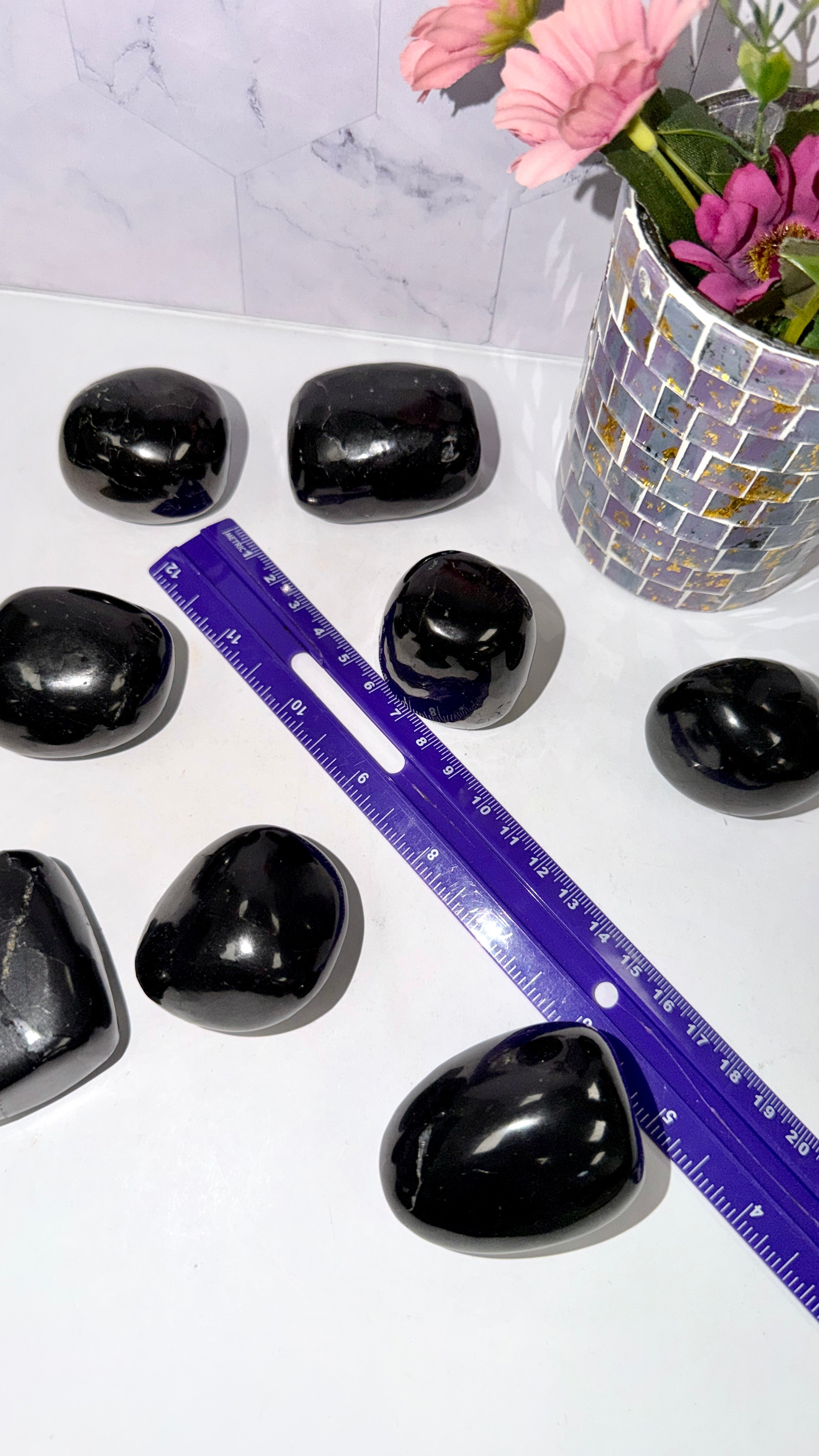 Shungite Palm Stone Free Form