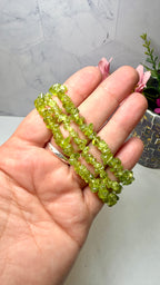 Peridot Chip Bracelet