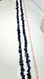 Sodalite Chip Necklace 34 Inches